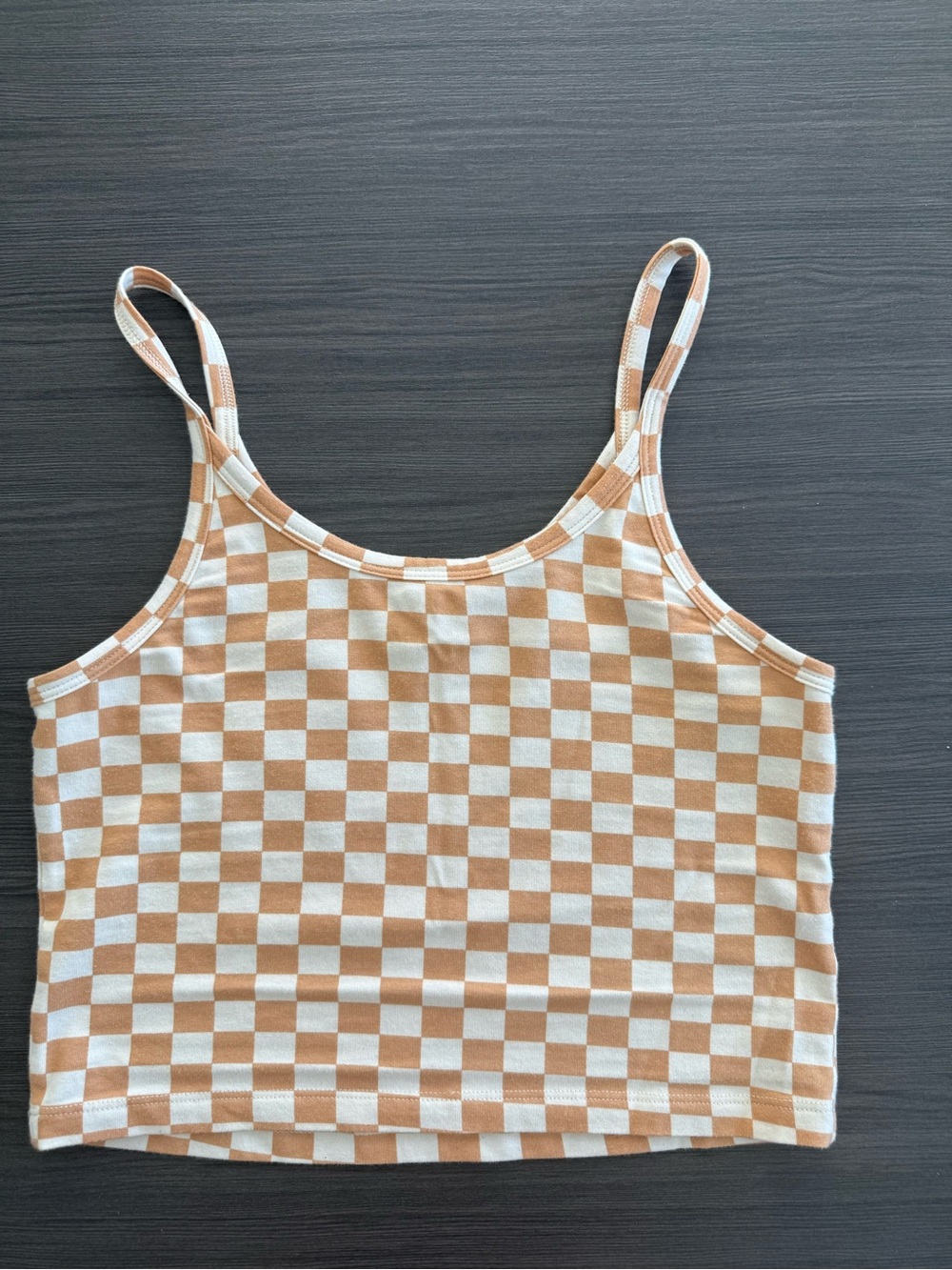 ARQ crop tank in carres, size M